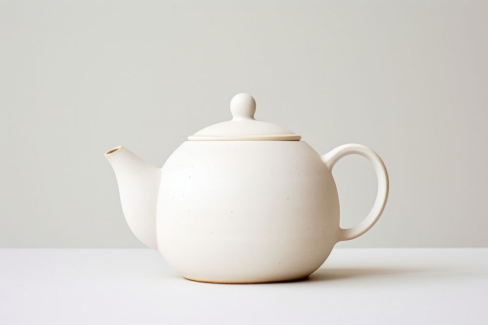 Teapot porcelain ceramic white. AI generated Image by rawpixel.