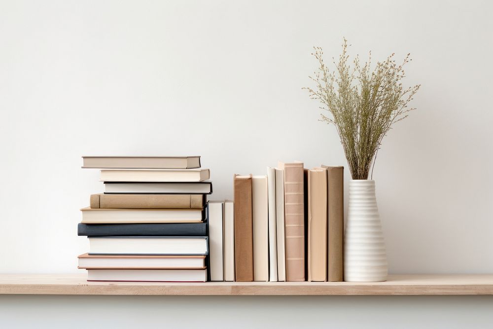 Books publication bookshelf furniture. 