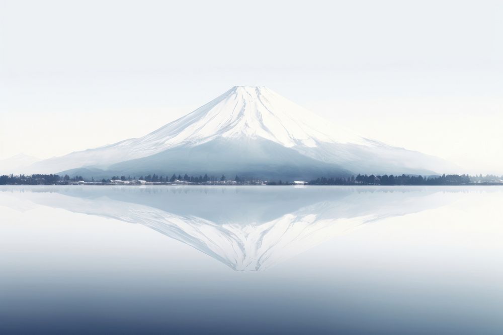 Fuji landscape mountain outdoors. AI generated Image by rawpixel.