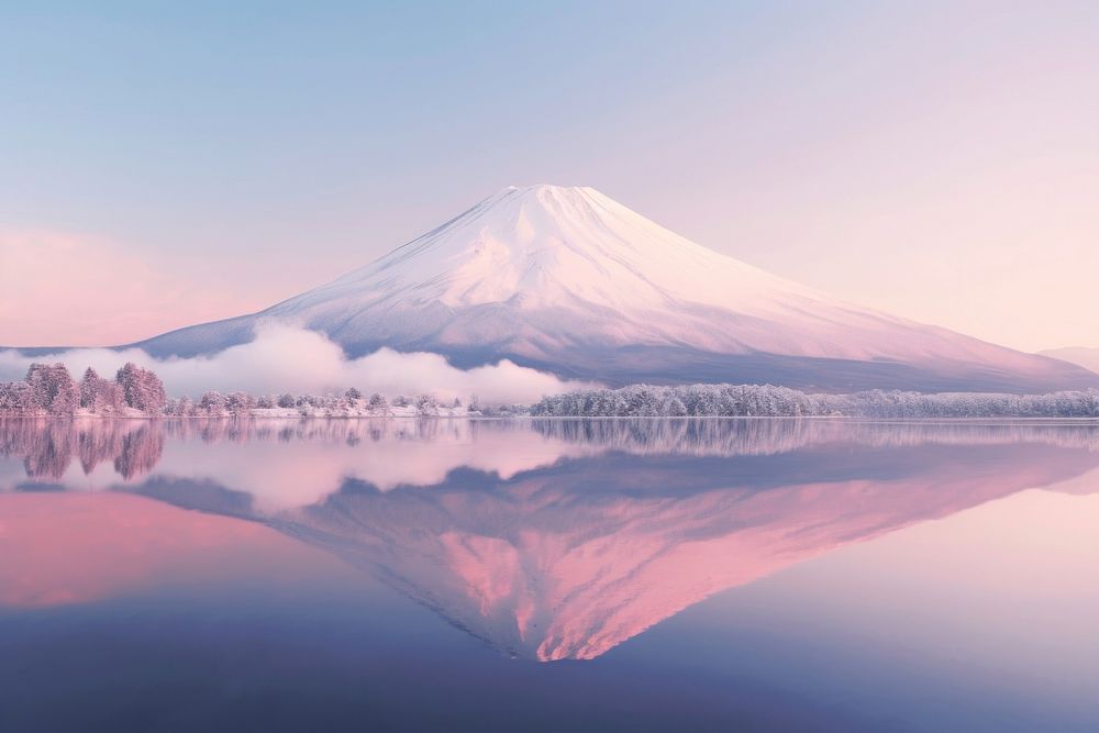 Fuji landscape mountain outdoors. 