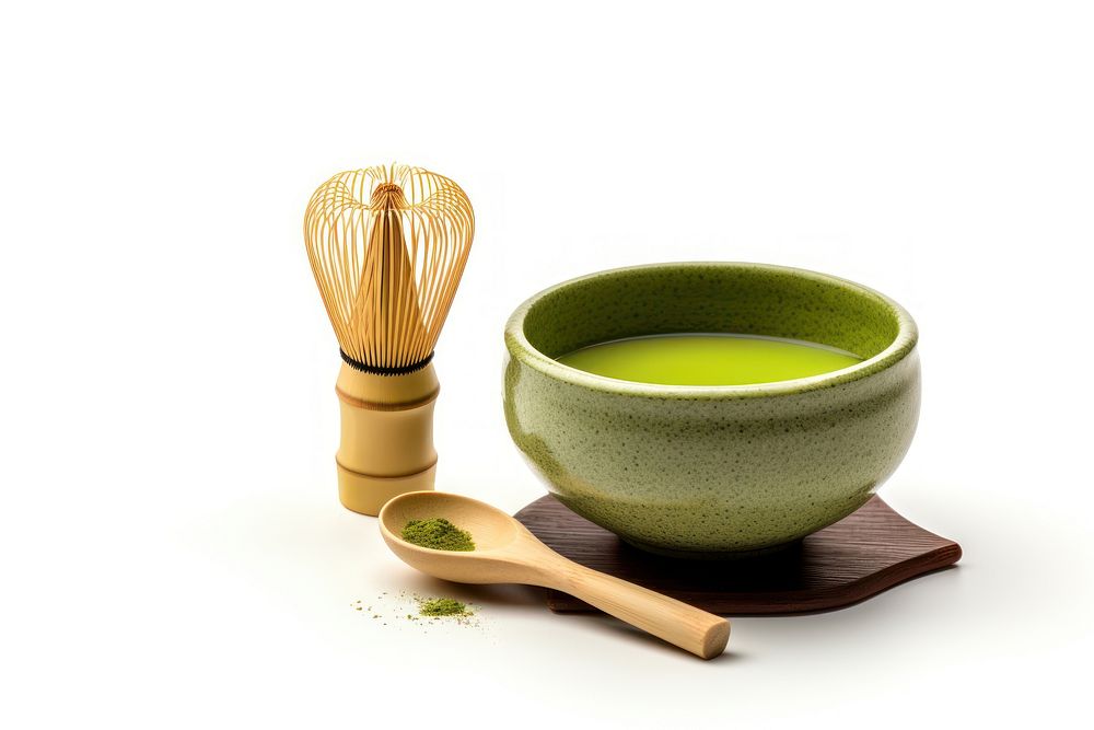 Japanese matcha tea ceremony spoon bowl container. AI generated Image by rawpixel.