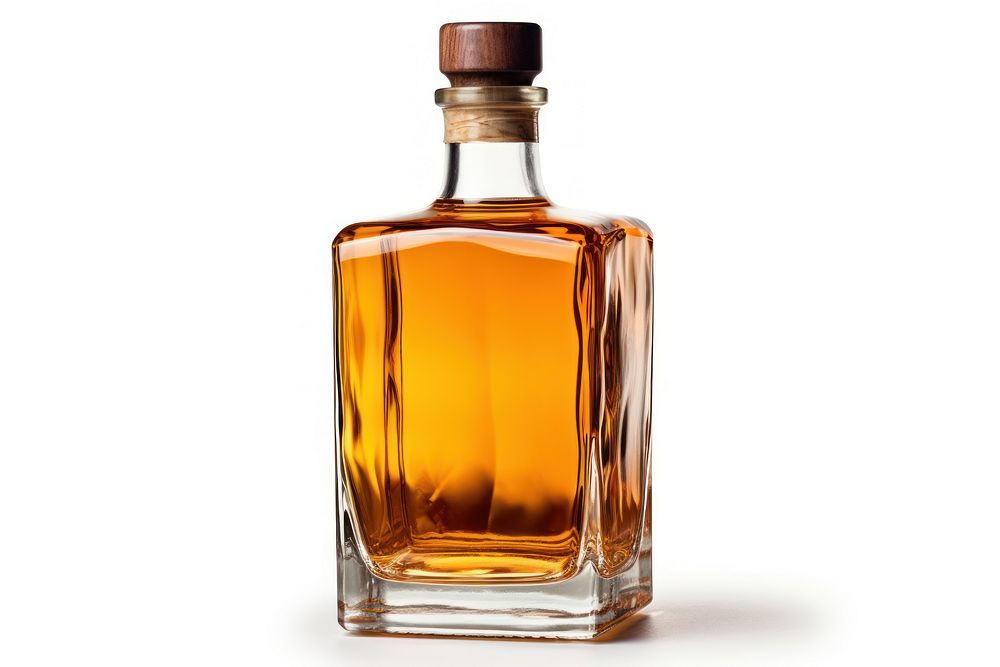Whiskey bottle perfume whisky drink. AI generated Image by rawpixel.