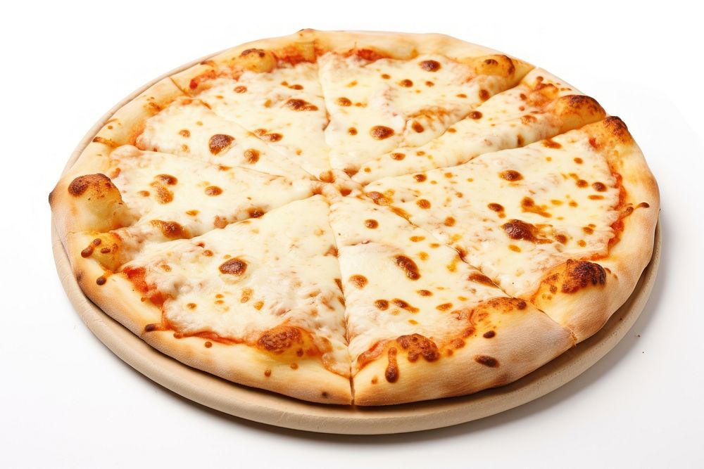 White bianca pizza food mozzarella flatbread. AI generated Image by rawpixel.