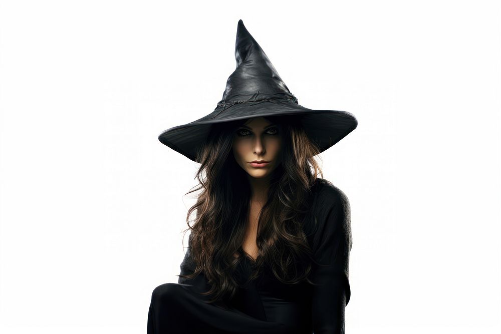 Witch portrait costume fashion. AI generated Image by rawpixel.