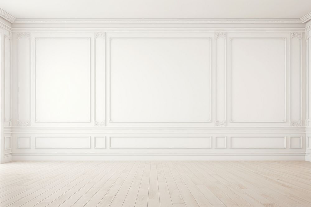 White Empty Room backgrounds floor white. 