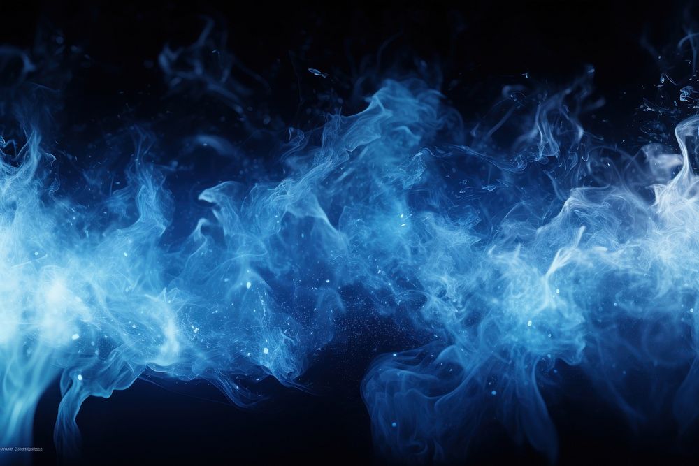 Blue flame effect background