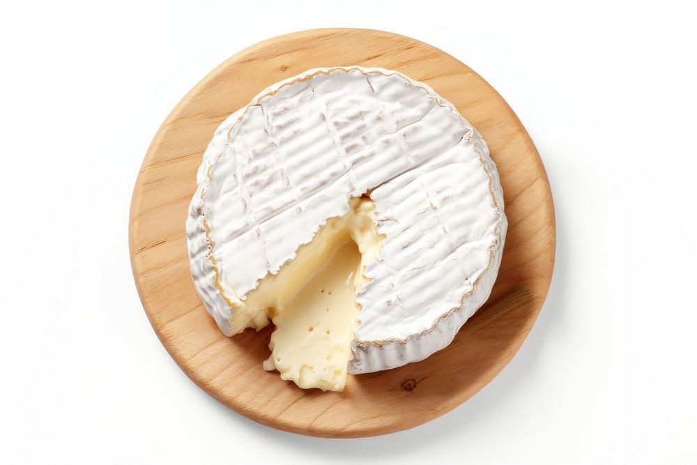 Camembert cheese plate food. AI generated Image by rawpixel.