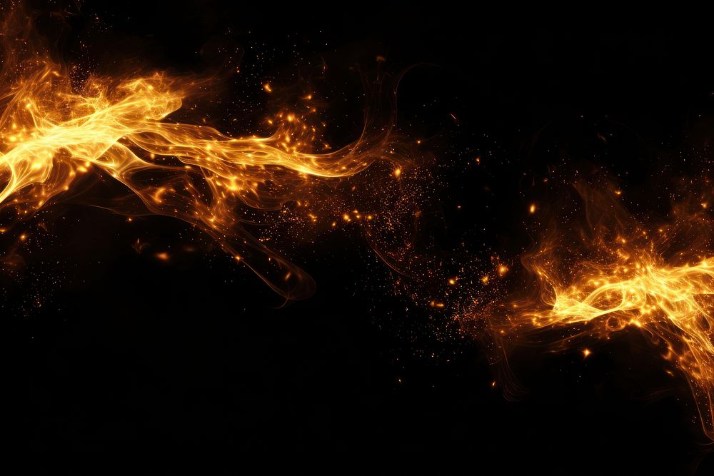 Fire spark scatter bonfire sparks illuminated. AI generated Image by rawpixel.