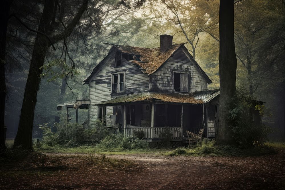 Old house architecture building cottage. AI generated Image by rawpixel.