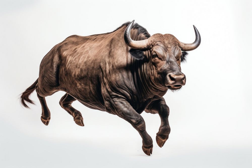 African Buffalo buffalo livestock wildlife. AI generated Image by rawpixel.