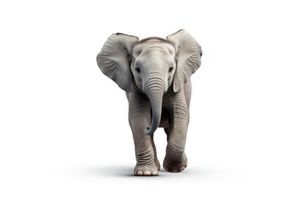 Baby elephant wildlife animal mammal. AI generated Image by rawpixel.