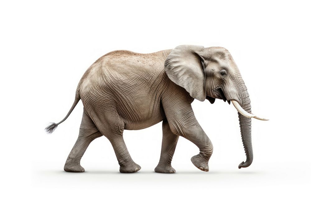 Elephant wildlife walking animal. AI generated Image by rawpixel.
