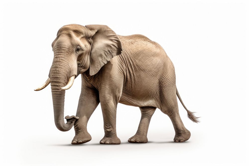 Elephant wildlife walking animal. AI generated Image by rawpixel.
