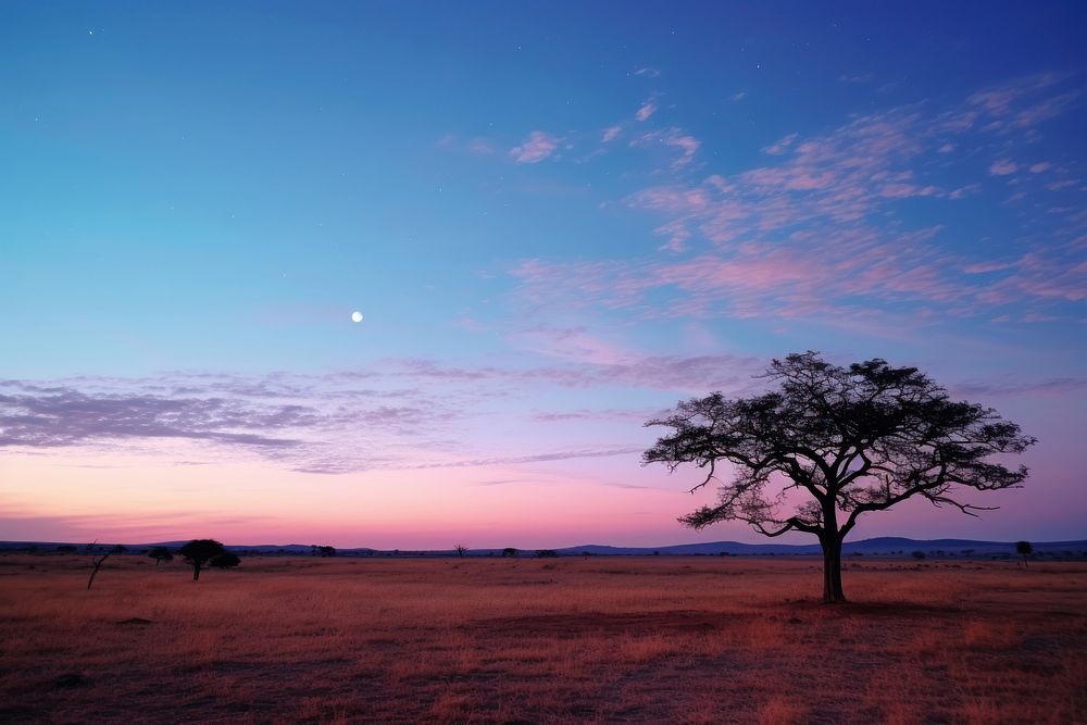 Africa sky landscape outdoors. AI generated Image by rawpixel.