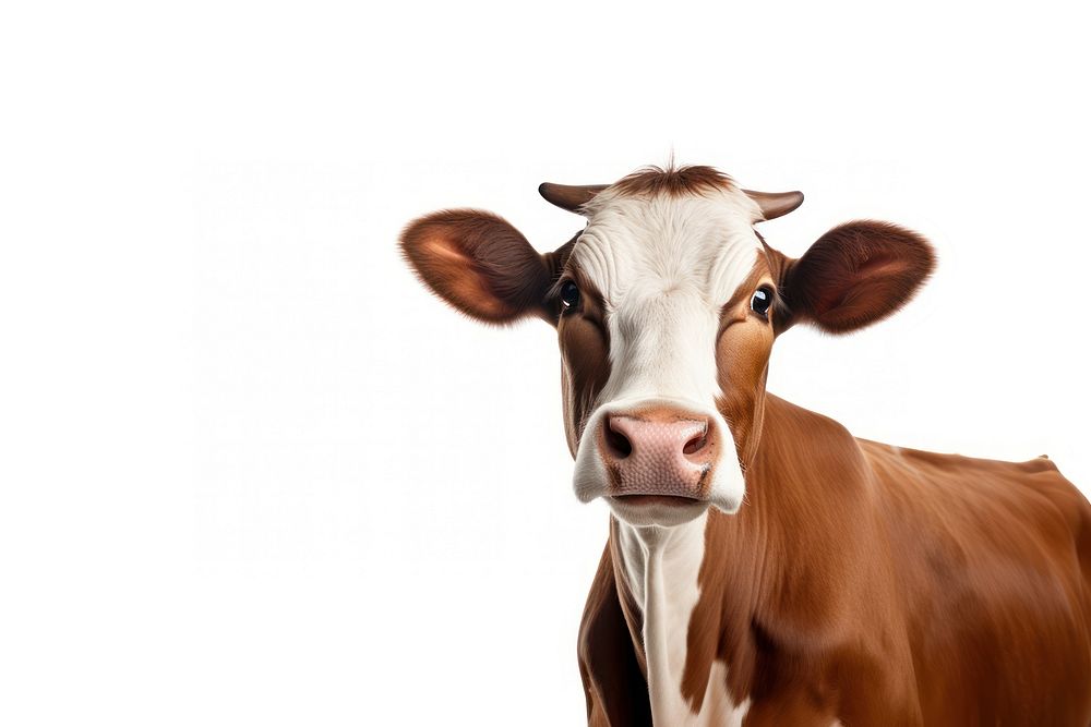 Dairy cow livestock portrait mammal. 