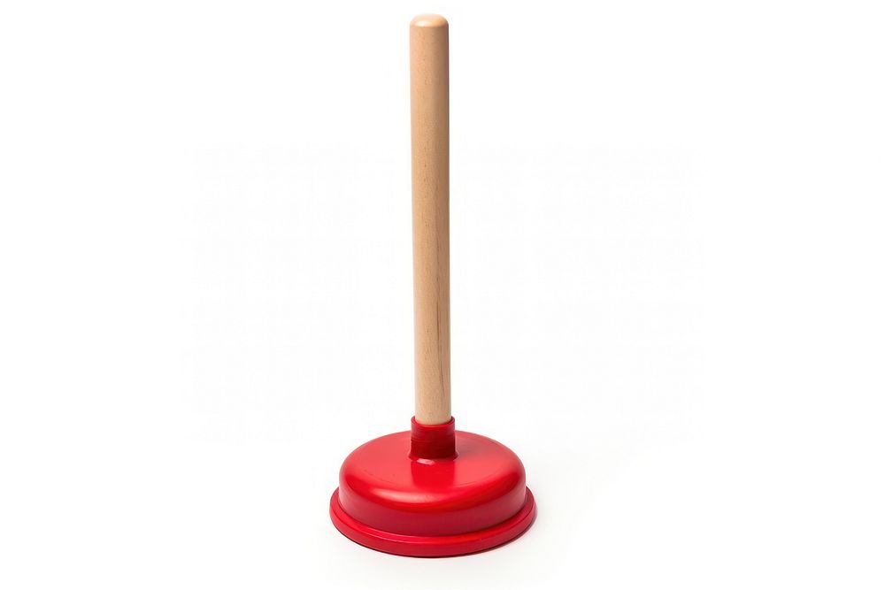 Plunger white background cleanliness sweeping. AI generated Image by rawpixel.