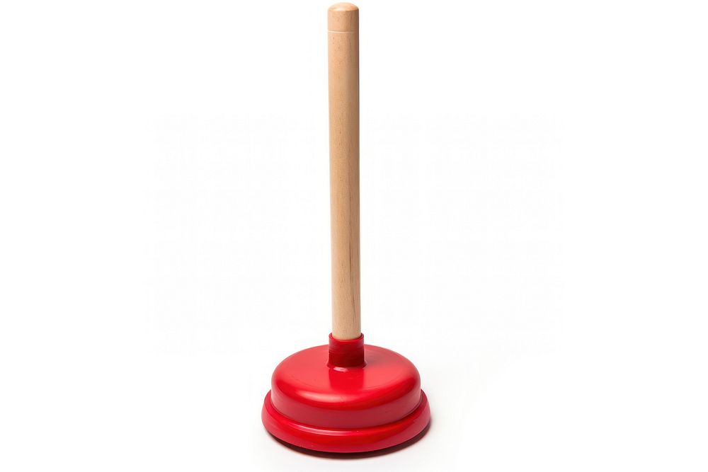 Plunger white background cleanliness sweeping. AI generated Image by rawpixel.