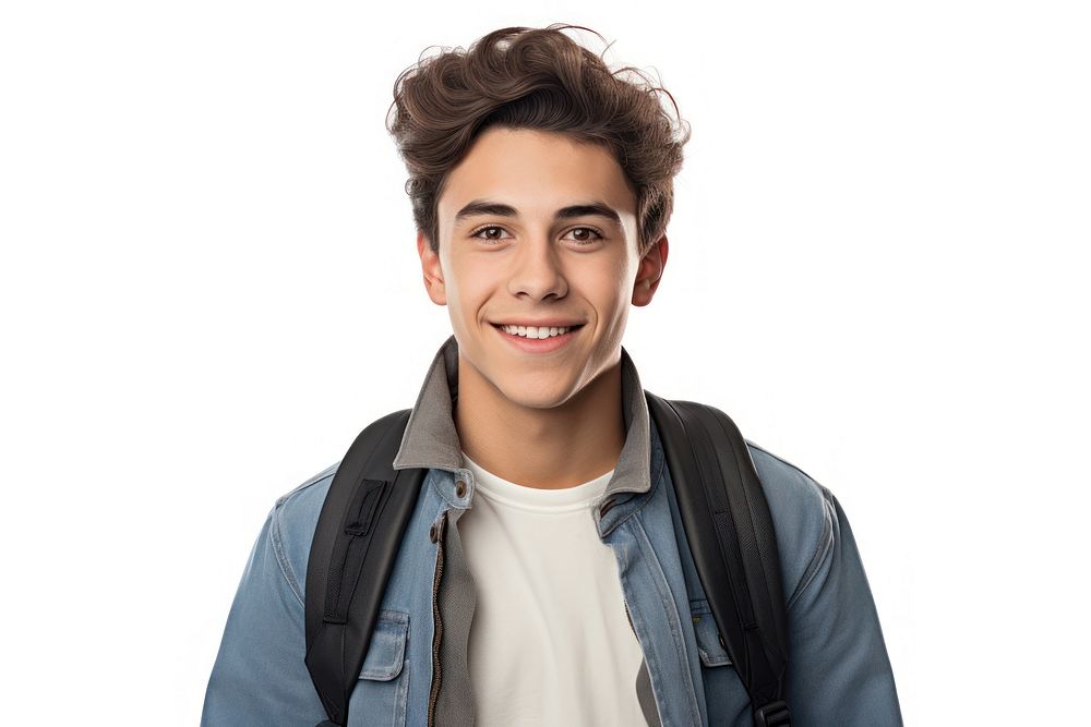 Teenager smiling adult smile. AI generated Image by rawpixel.