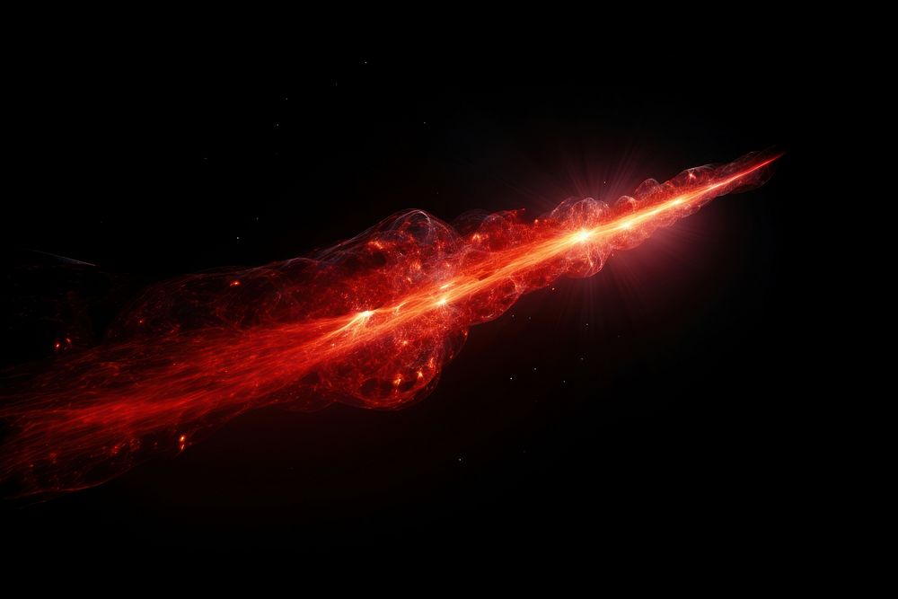 Red light effect astronomy nebula space. AI generated Image by rawpixel.