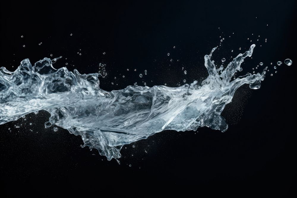 Water blowing simplicity reflection splashing. AI generated Image by rawpixel.