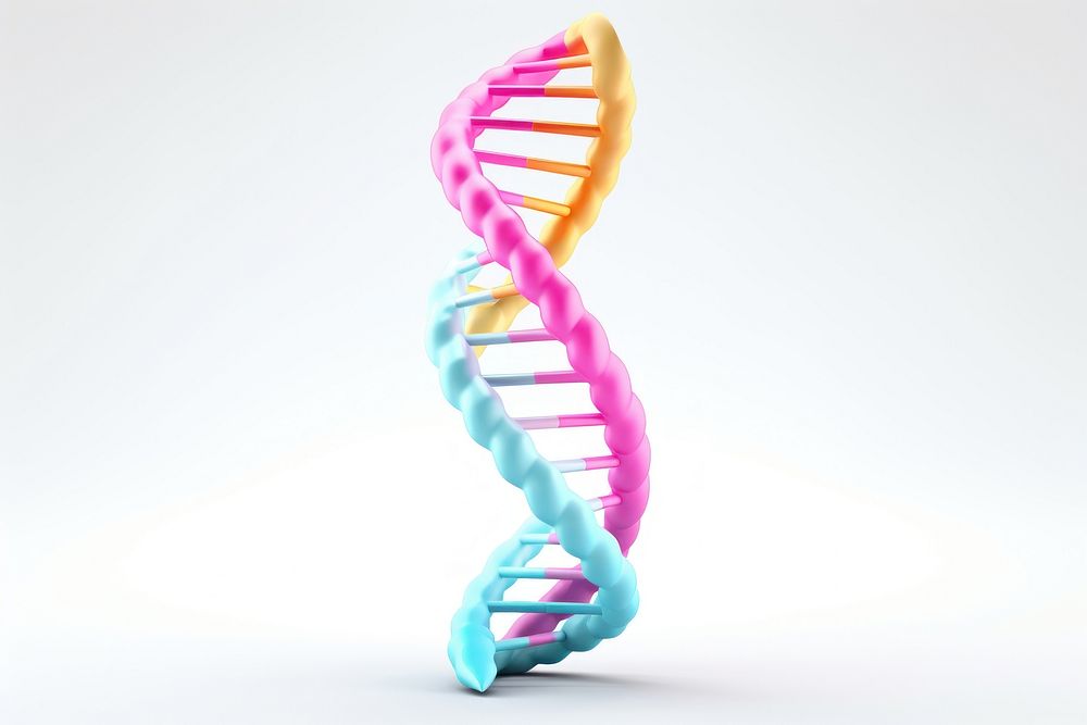 DNA white background architecture staircase. AI generated Image by rawpixel.