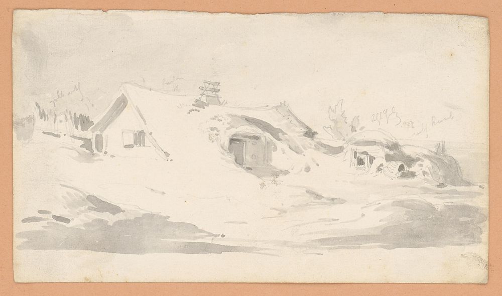 Cottage under the snow