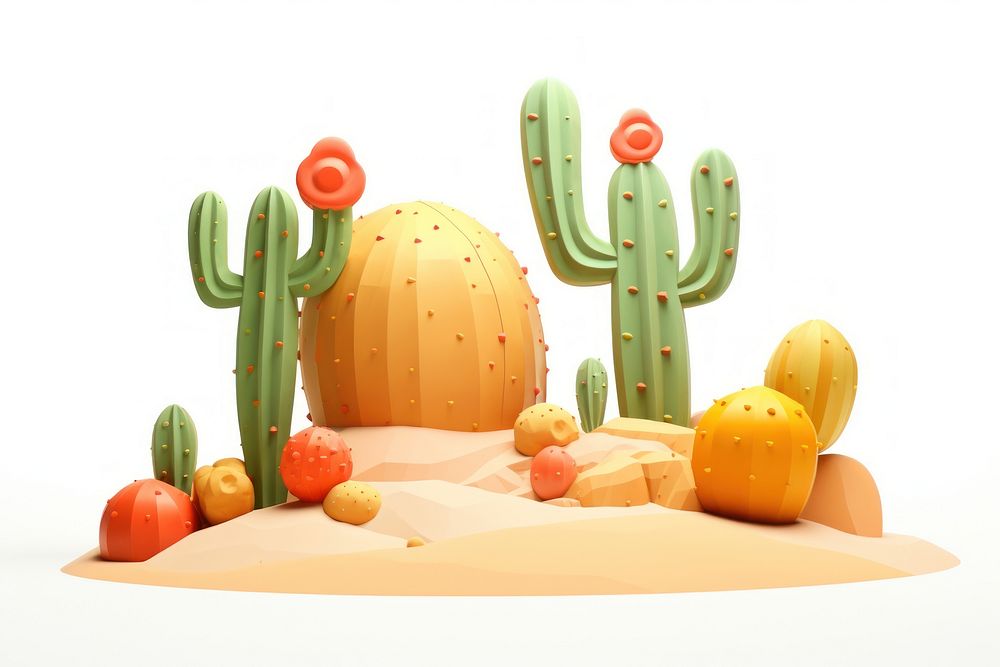 Desert cactus plant food. AI generated Image by rawpixel.
