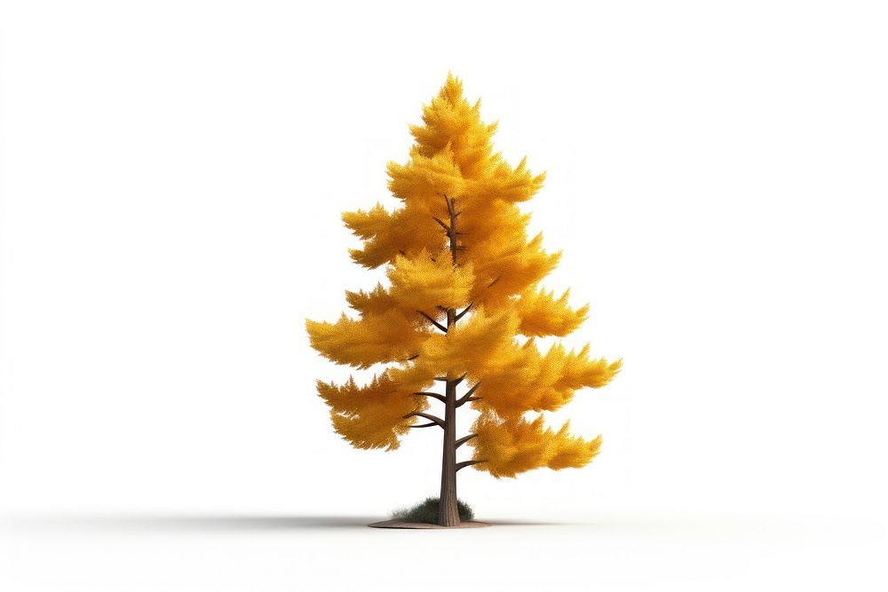 Pine tree autumn plant leaf. AI generated Image by rawpixel.