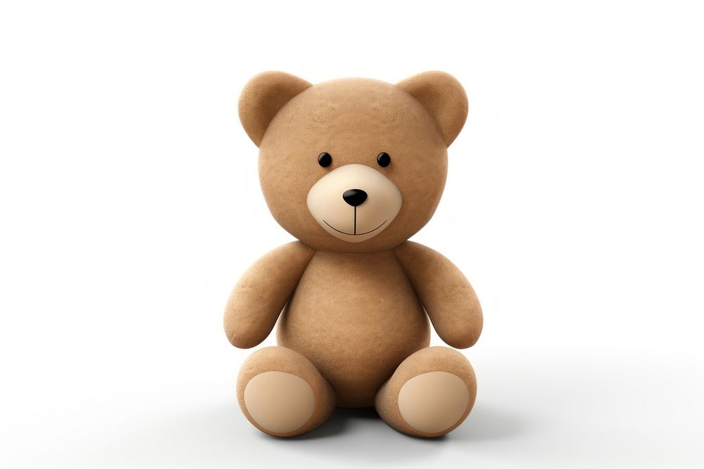Teddy bear plush cute toy. AI generated Image by rawpixel.