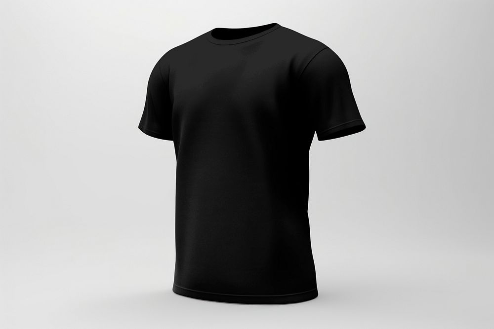 T-shirt mockup, apparel psd