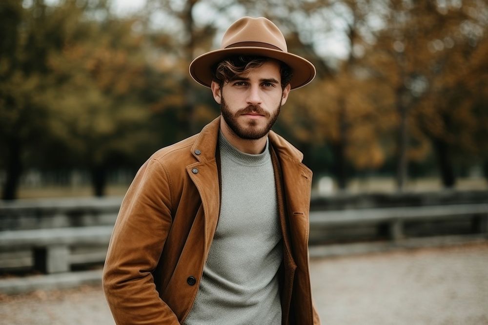 Man photography portrait outdoors. AI generated Image by rawpixel.