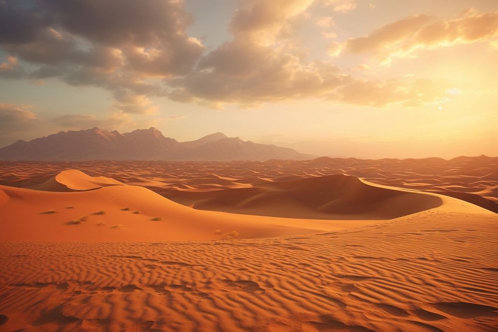 Desert landscape outdoors horizon. 