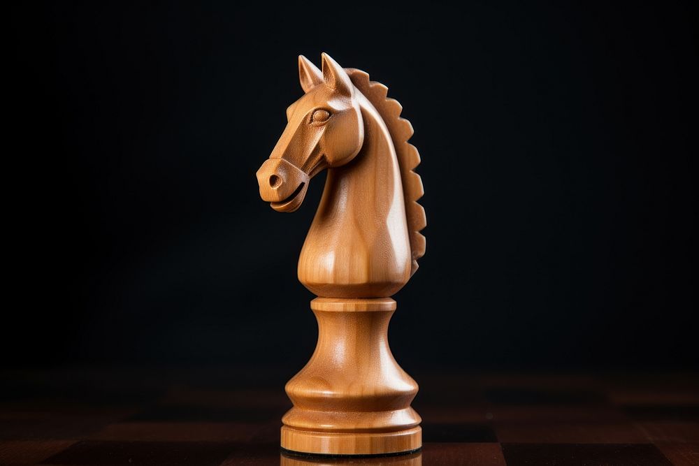 Chess horse mammal game. 