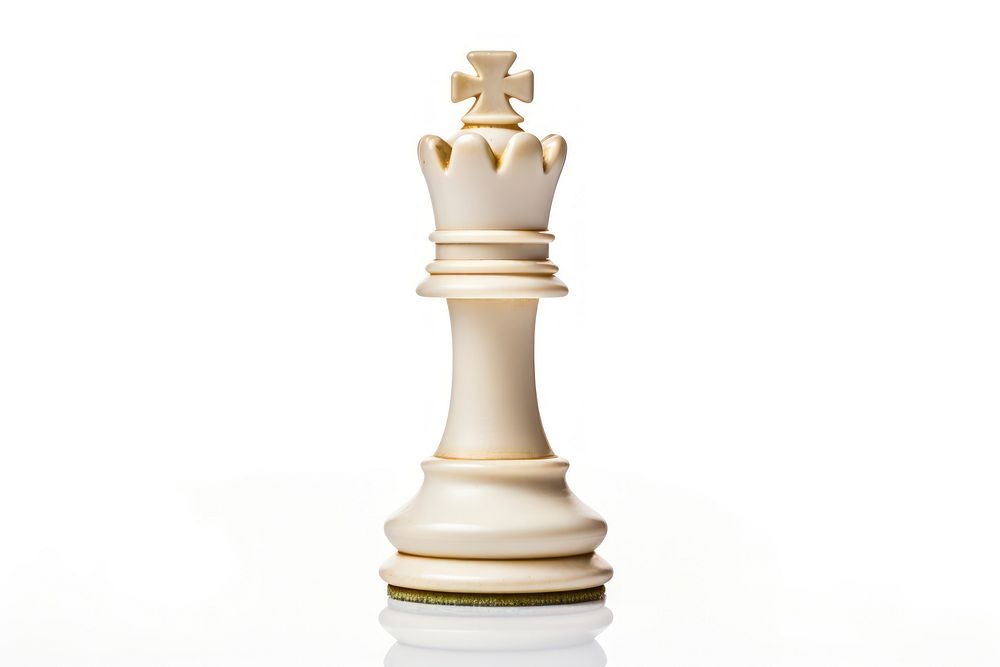 Chess game white background intelligence. AI generated Image by rawpixel.