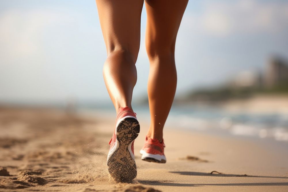 Footwear running beach shoe. AI generated Image by rawpixel.