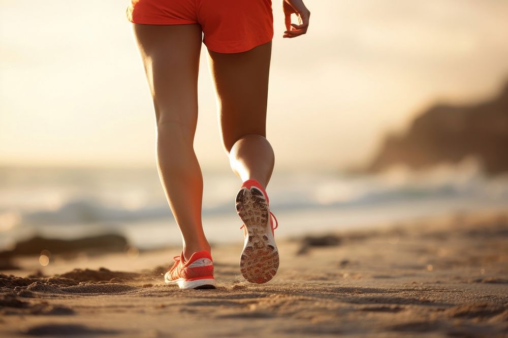 Running shoe footwear jogging. 