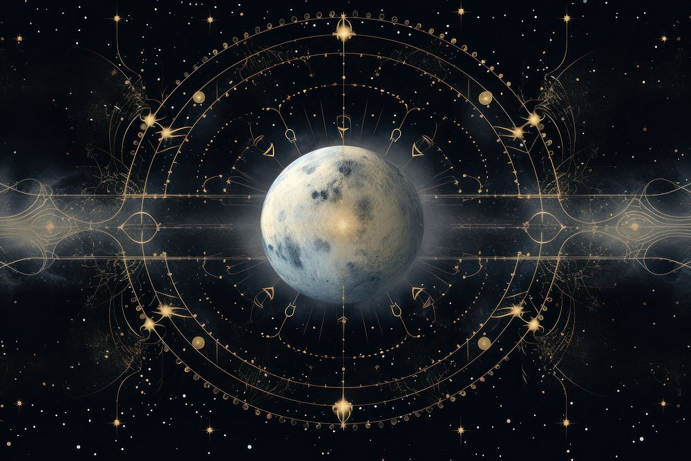 Spiritual moon backgrounds astronomy. 