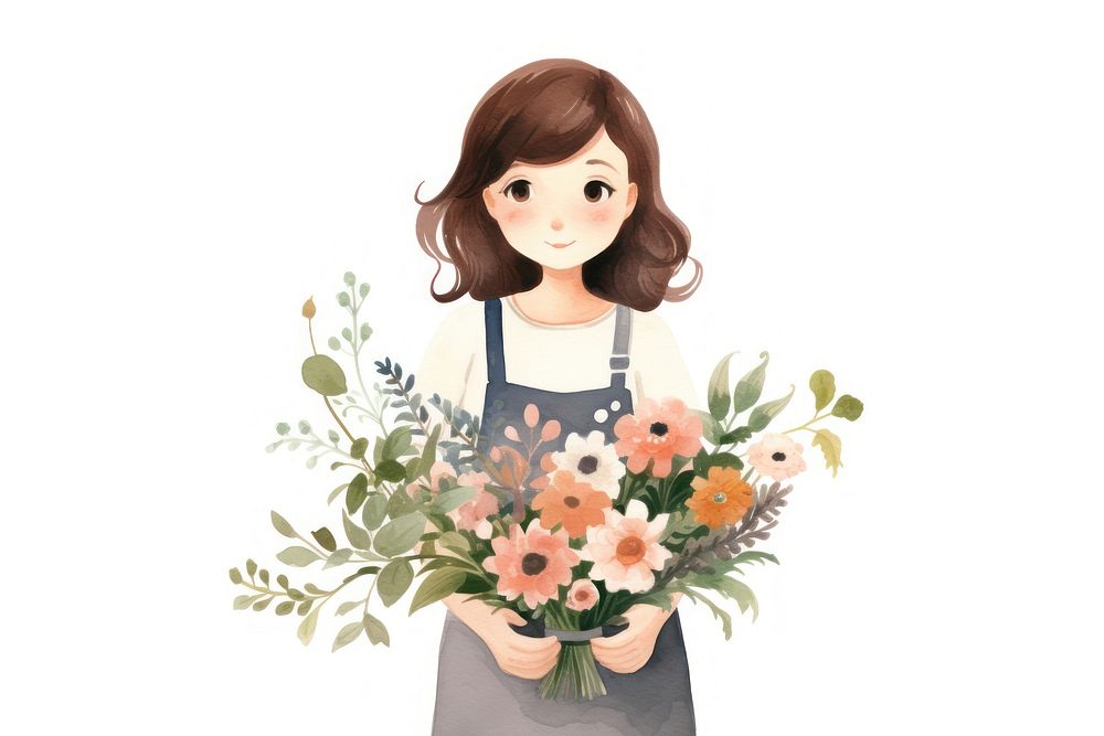 Florist flower plant cute. AI generated Image by rawpixel.