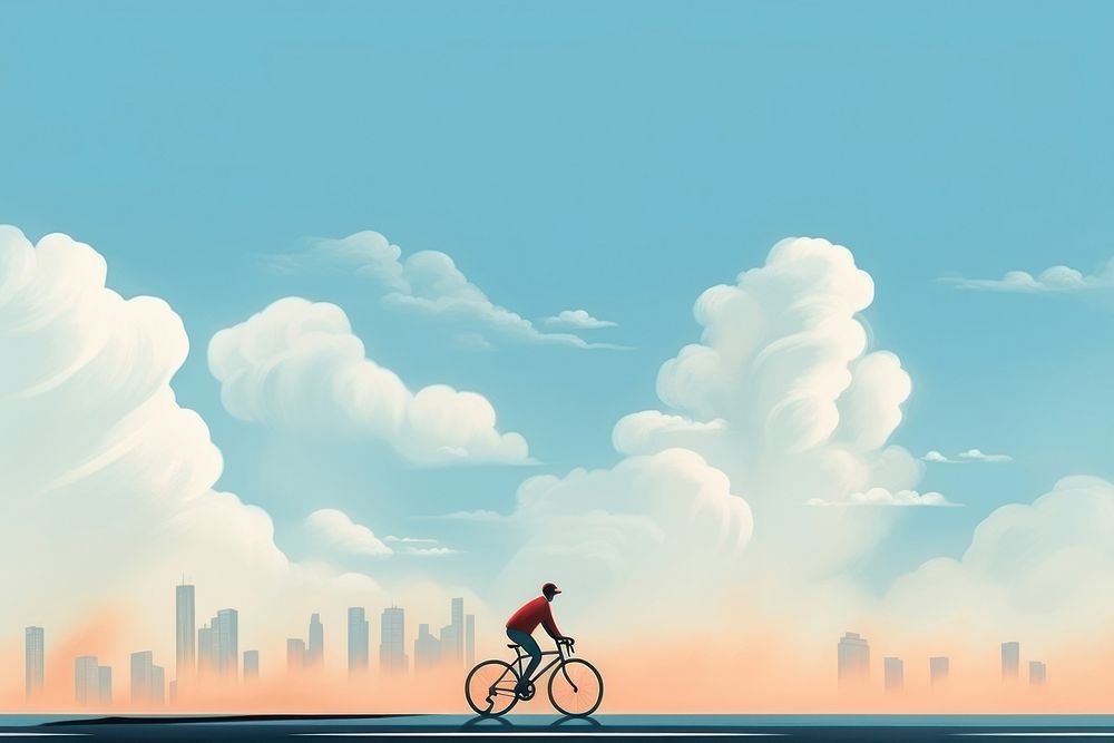 Bicycle outdoors vehicle cycling. AI generated Image by rawpixel.