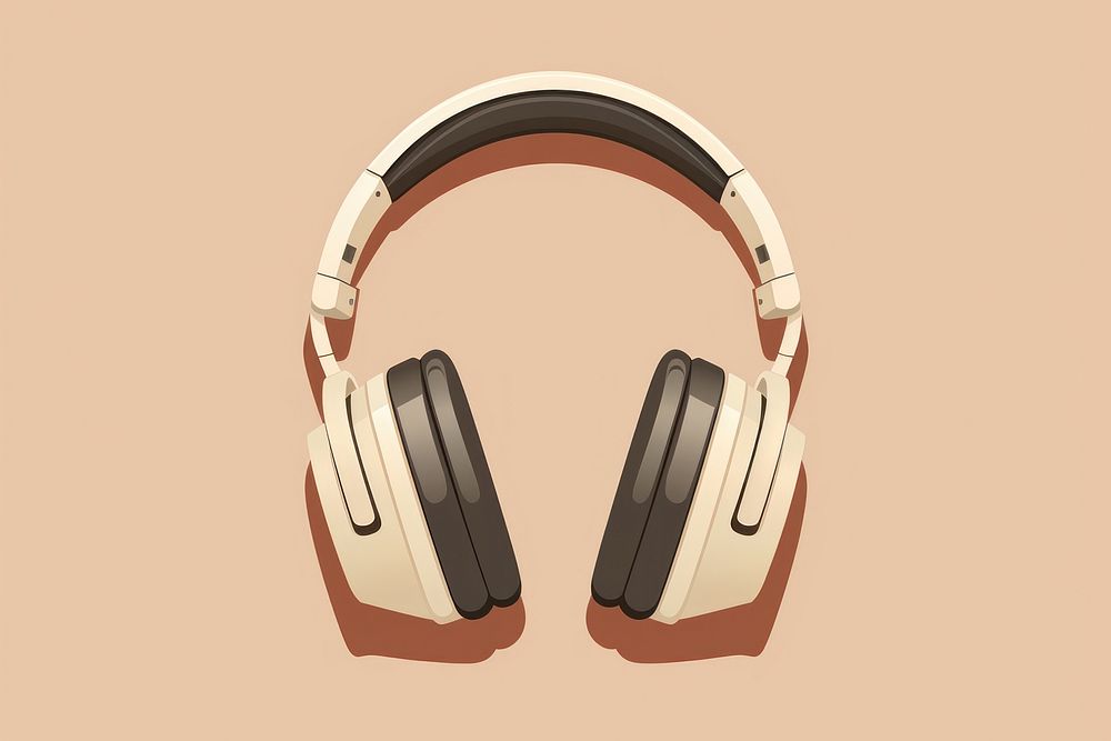 Headphone headphones headset electronics. AI generated Image by rawpixel.