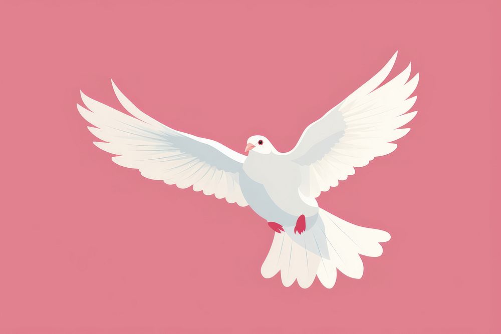 Dove animal bird wing. AI generated Image by rawpixel.