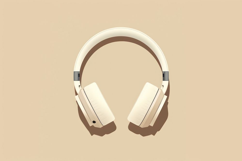 Wireless headphone headphones headset electronics. AI generated Image by rawpixel.