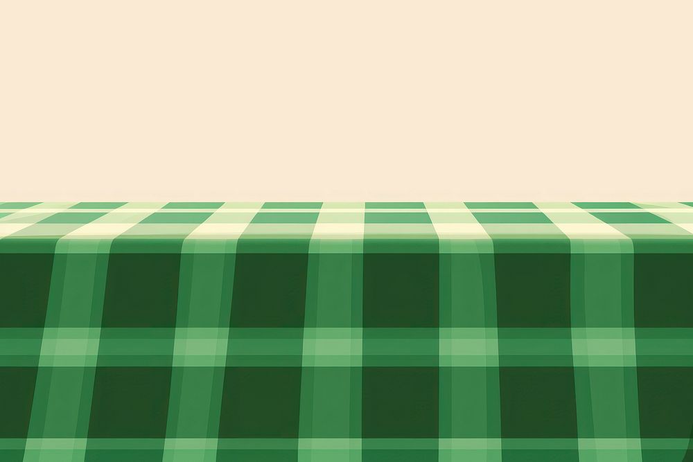 Table plaid green backgrounds. AI generated Image by rawpixel.