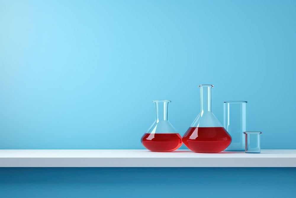 Product backdrop glass biotechnology biochemistry. AI generated Image by rawpixel.