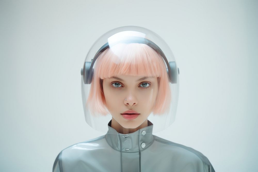 Space woman wearing bubble helmet. | Premium Photo - rawpixel