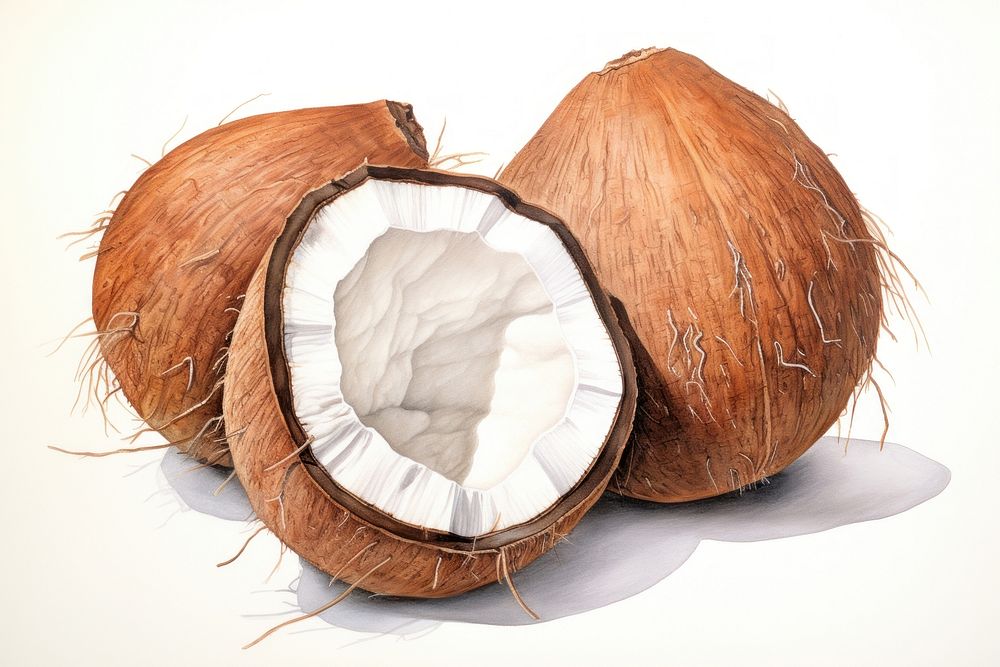Coconuts plant food freshness. AI generated Image by rawpixel.