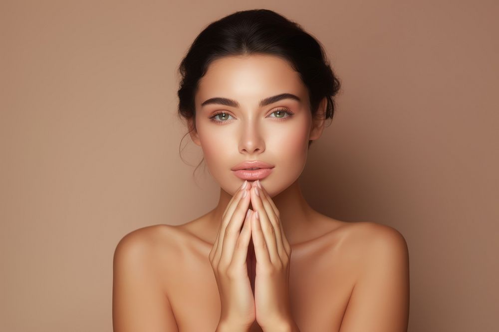 Healthy skin care portrait adult photo. AI generated Image by rawpixel.