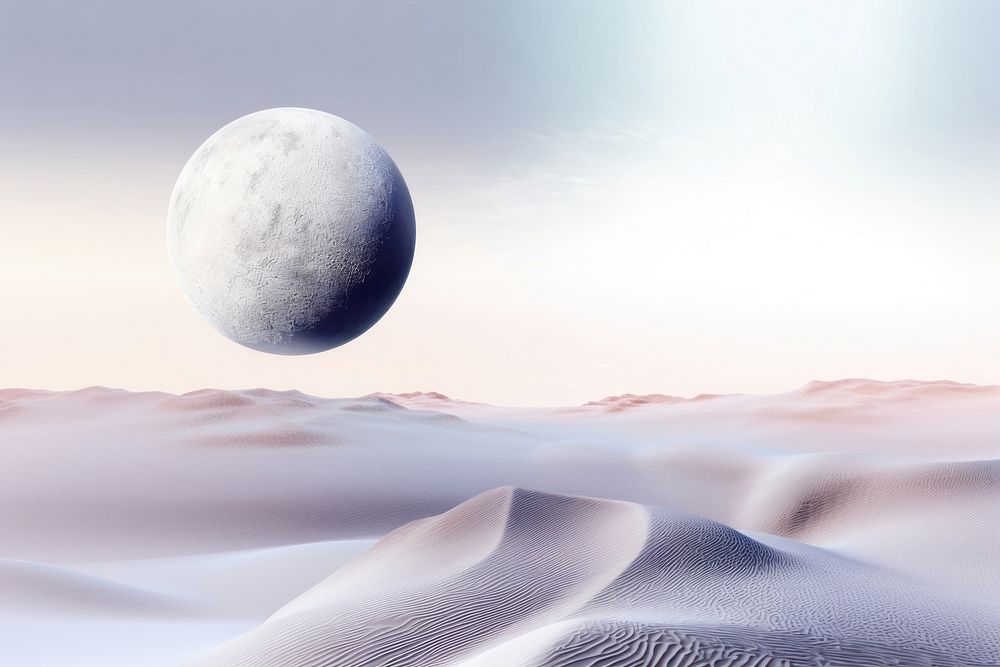 Planet landscape astronomy outdoors. AI generated Image by rawpixel.