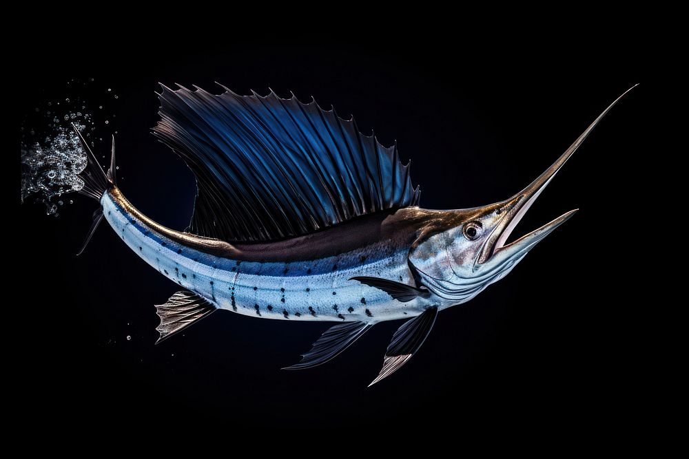 Sailfish animal zooplankton swordfish. AI generated Image by rawpixel.