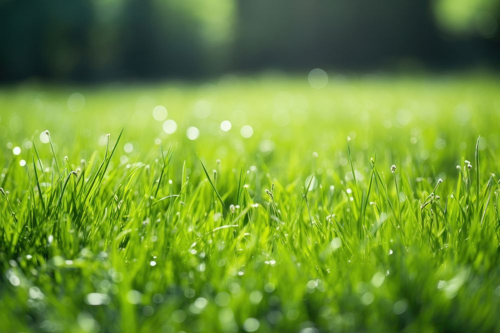 Green meadow  outdoors nature. 